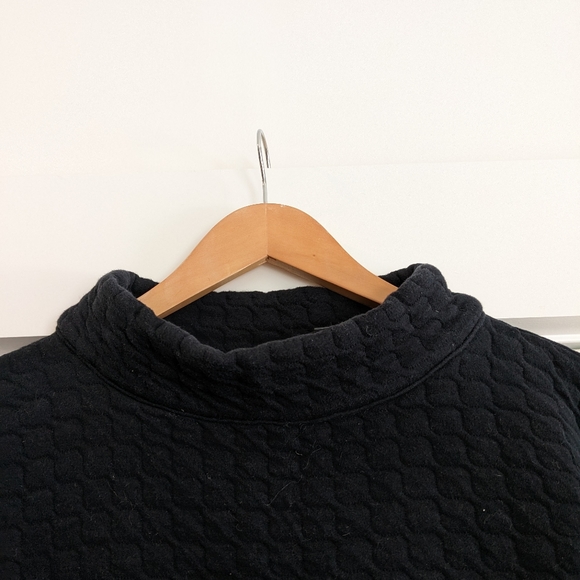 T by Talbots Geo Quilted Mockneck Pullover - Picture 4 of 5